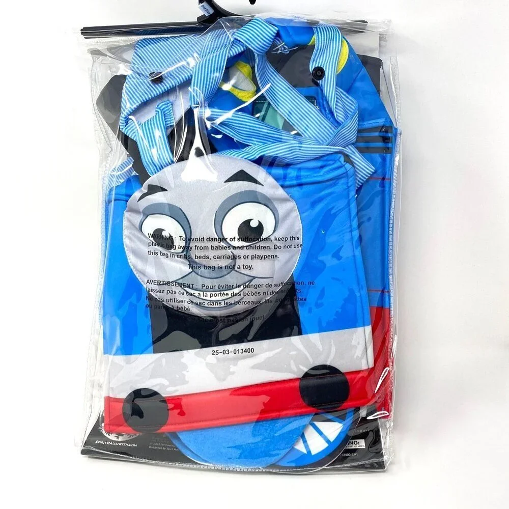 Spirit Halloween Thomas & Friends Toddler Ride-Along Thomas Train Costume OS - Picture 7 of 7